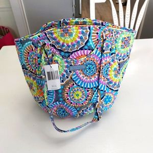 Vera Bradley Glenna Satchel Sunny Medallion NWT